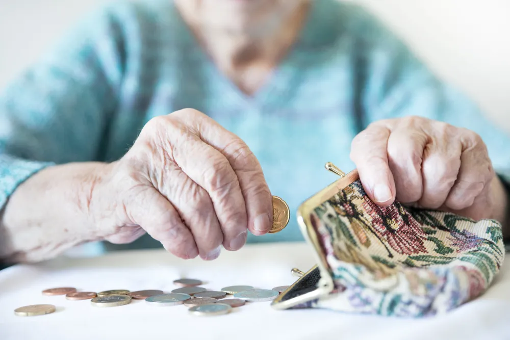 Lady saving for age pension